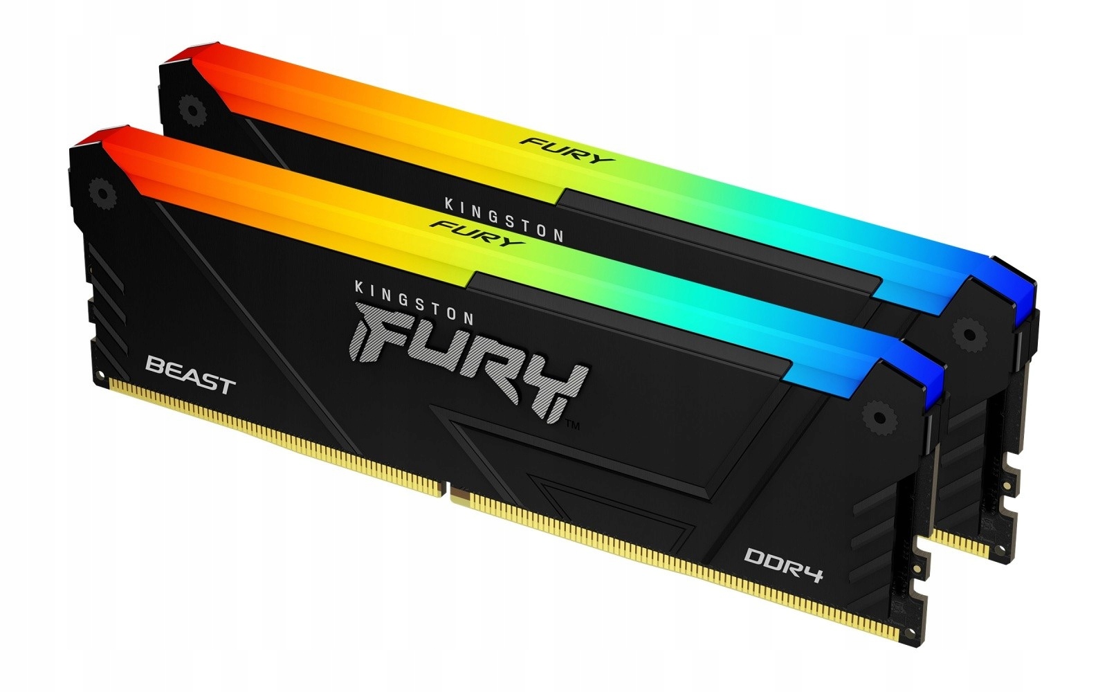 Pamäť RAM Kingston FURY Beast RGB DDR4 32GB 2x 16GB 3200 CL16 čierna
